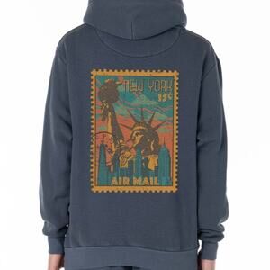 Original Paperbacks Men's Airway New York Stamp Hoodie Size M